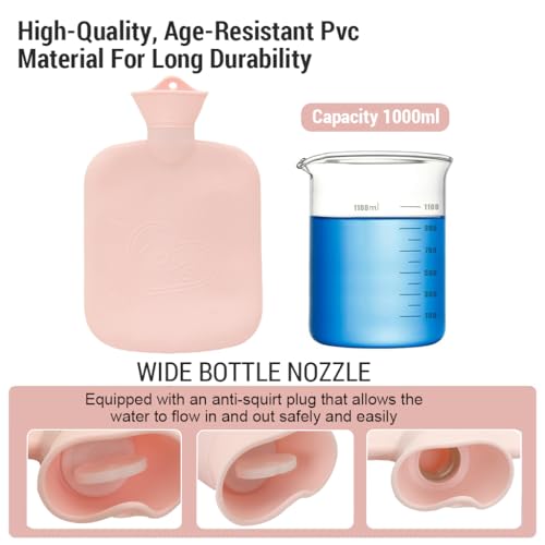 HANNEA Hot Water Bag with Plush Cover and Waist Wrap Belt Refillable Hot Water Bag Anti-leakage PVC Hot Water Bag Period Pain Relief Hot Water Bag, Relieve Cramp Relief, Back Pain HANNEA Hot Water Bag with Plush Cover and Waist Wrap Belt Refillable Hot Water Bag Anti-leakage PVC Hot Water Bag Period Pain Relief Hot Water Bag, Relieve Cramp Relief, Back Pain